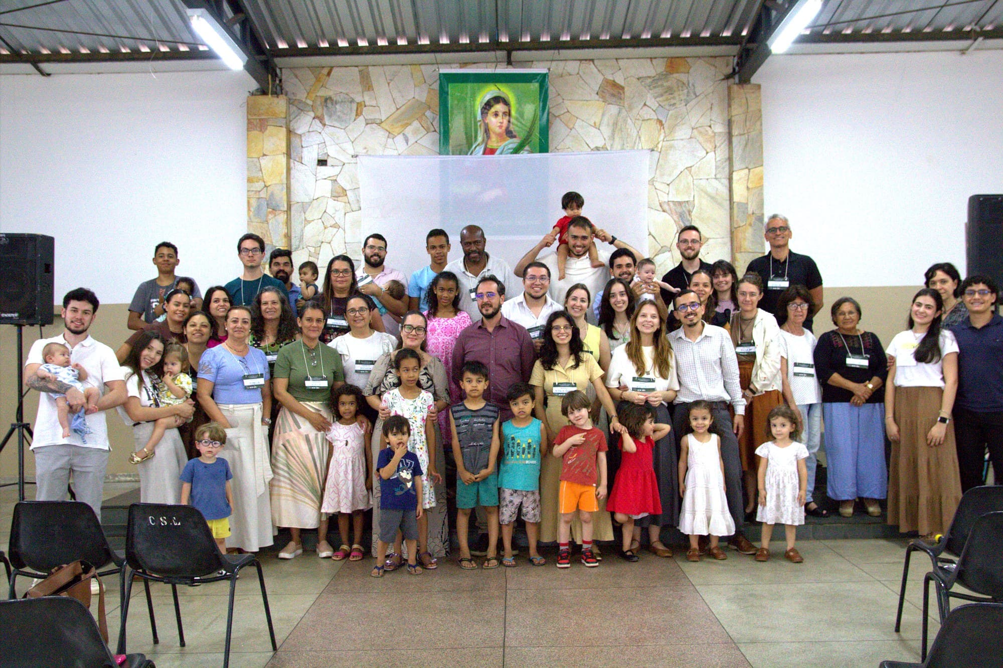 Fundadores do Instituto São José apresentando o projeto